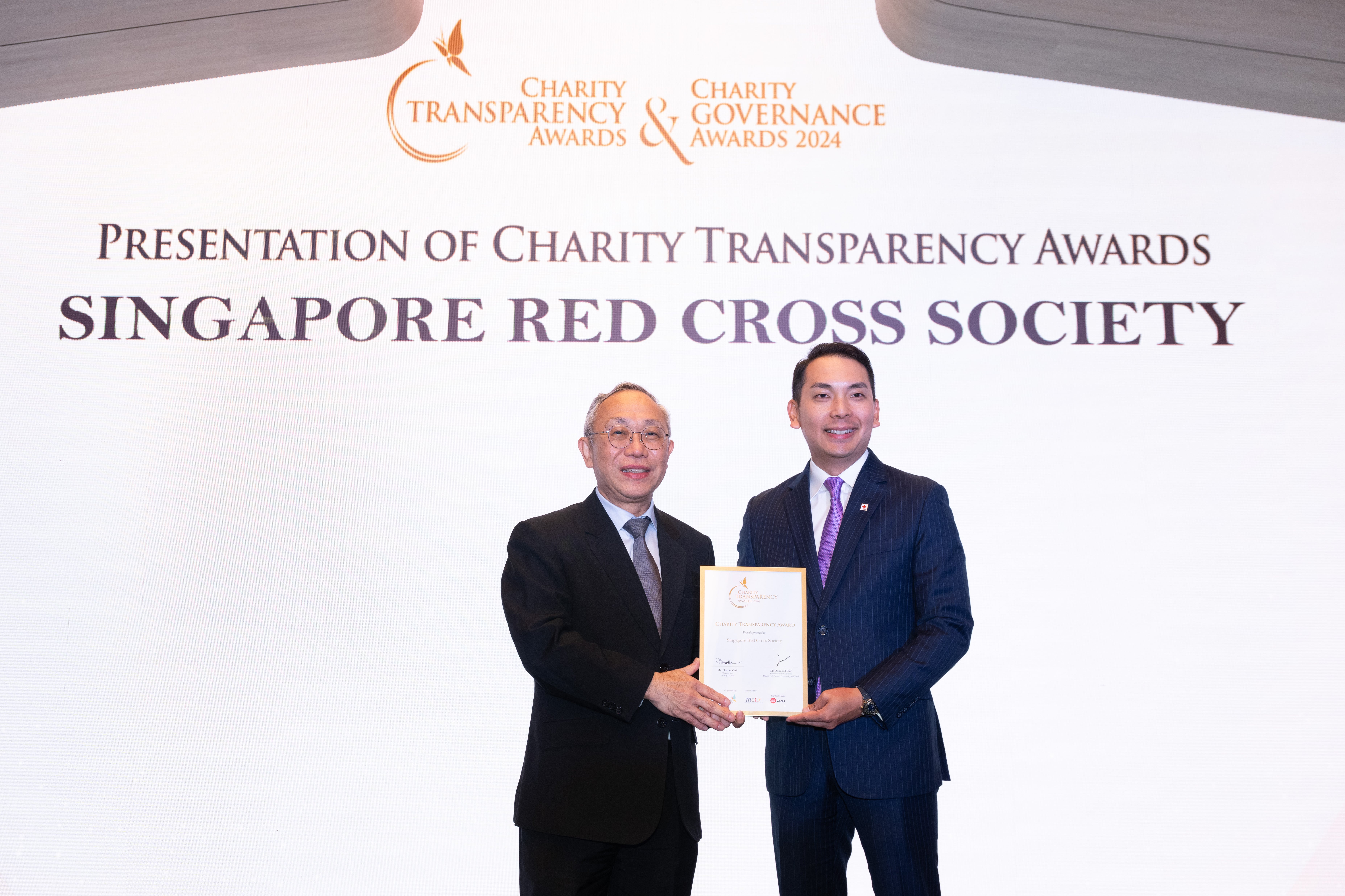 Singapore Red Cross Charity Transparency Awards 2024