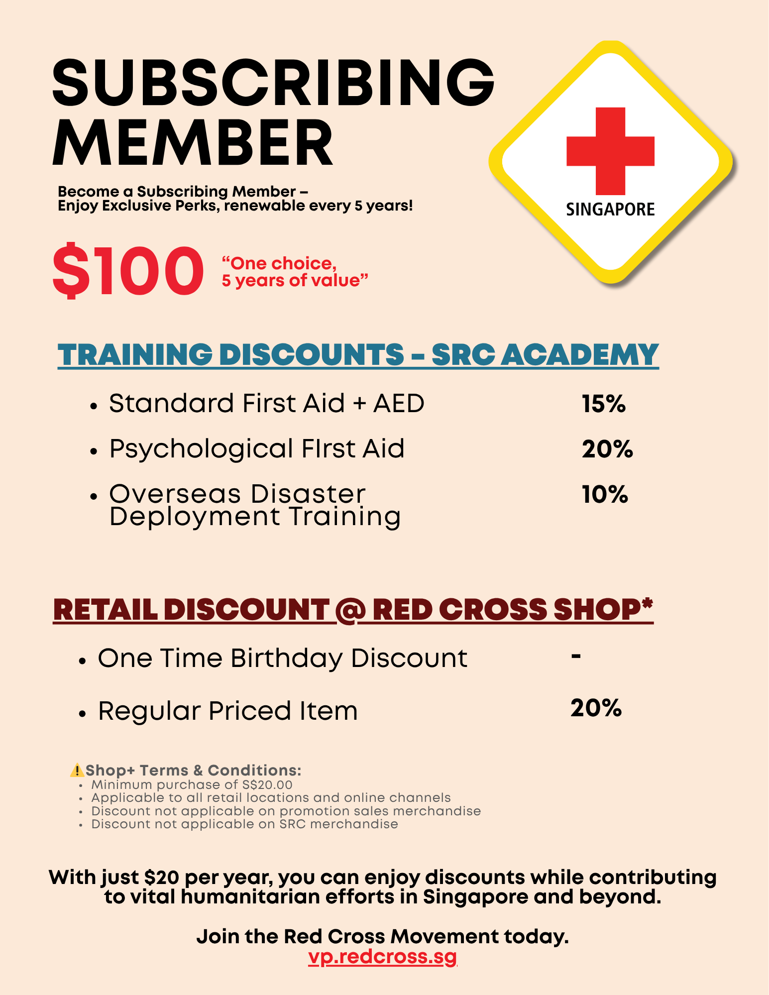 Singapore Red Cross Volunteer Membership 5