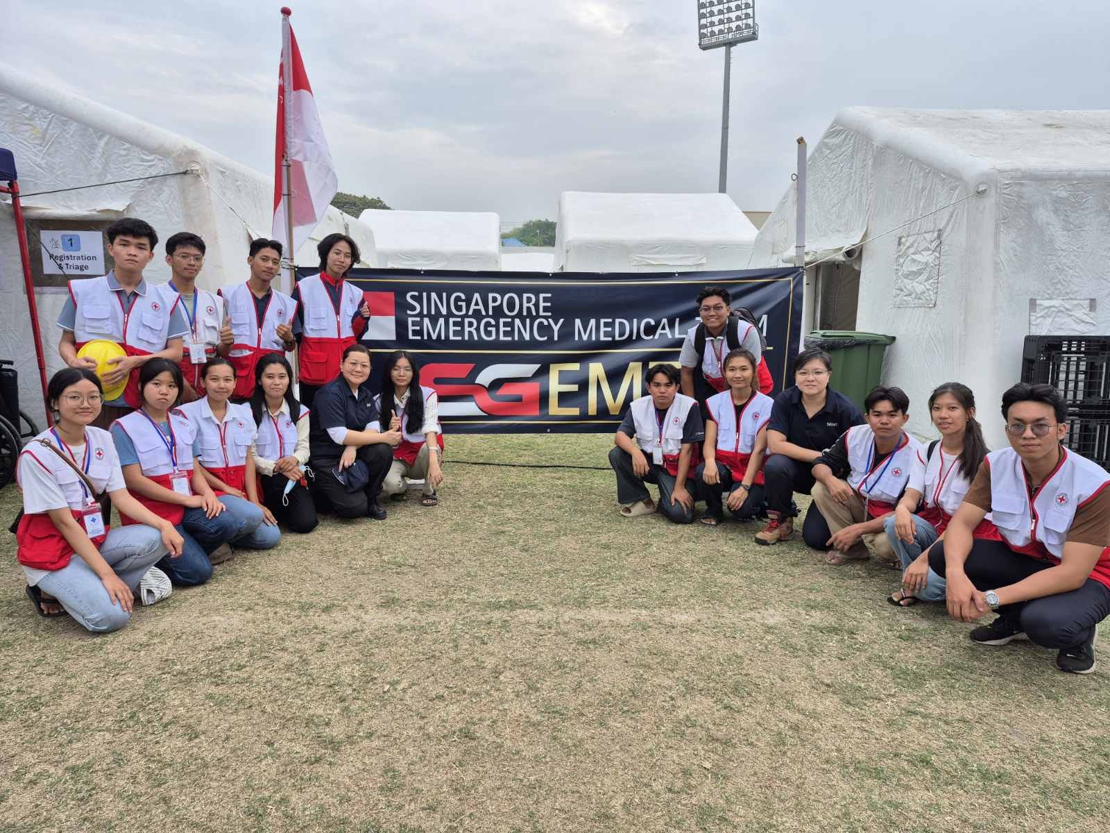 Photo by Singapore Emergency Medical Team