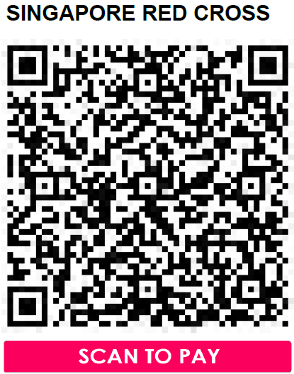 QR Code Singapore Red Cross Philippines Disaster 2025