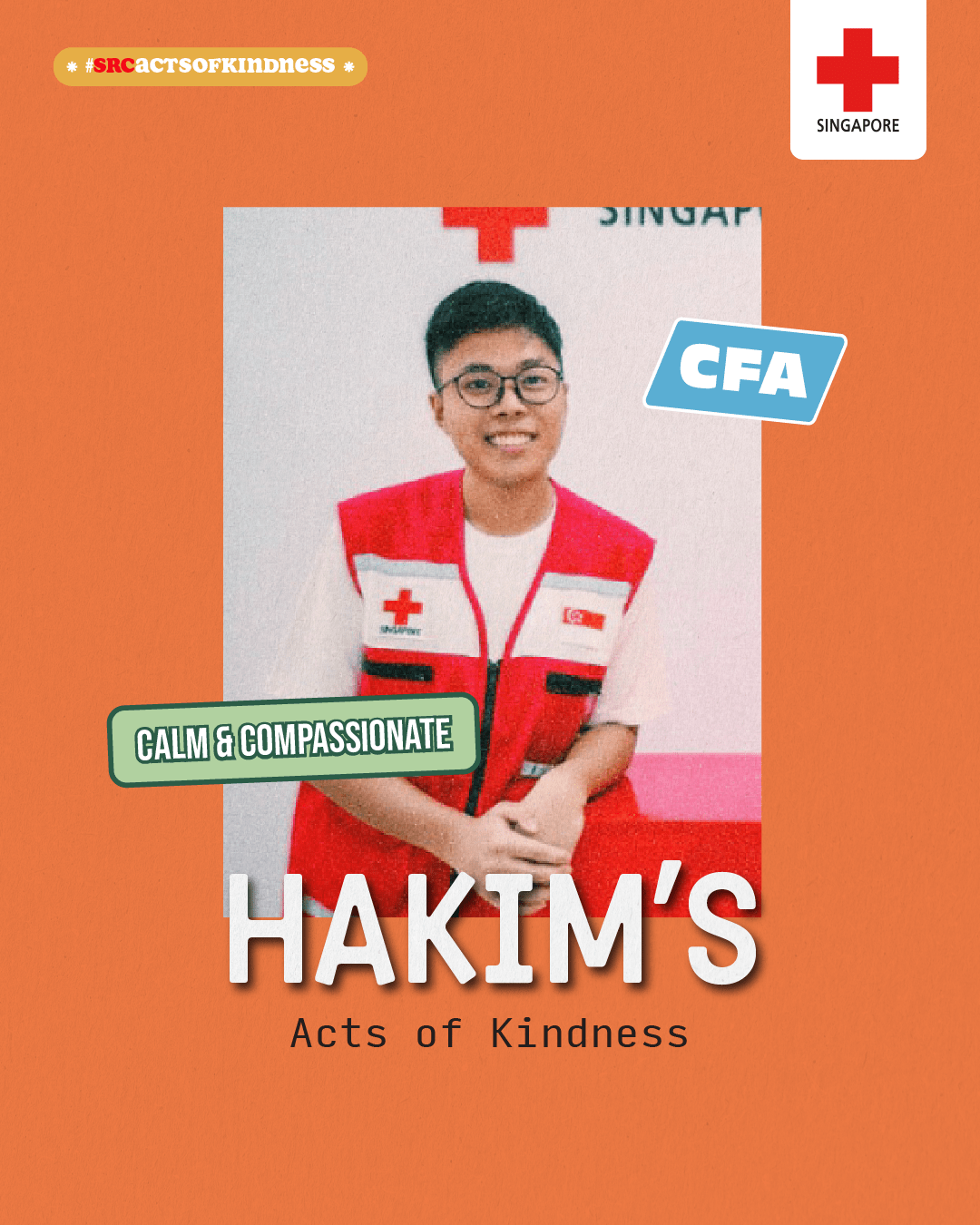 Singapore Red Cross Volunteer Hakim