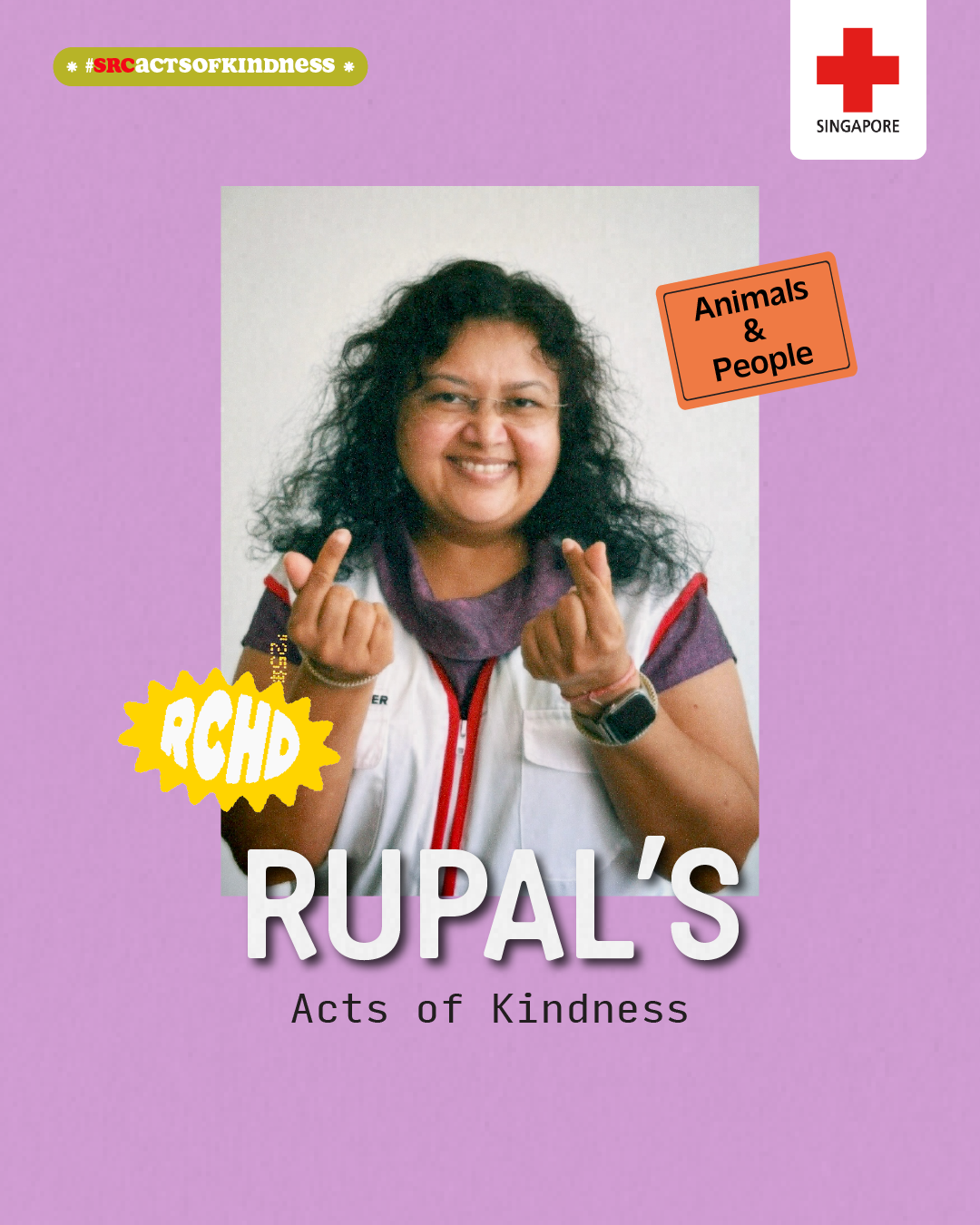 Singapore Red Cross Volunteer Rupal