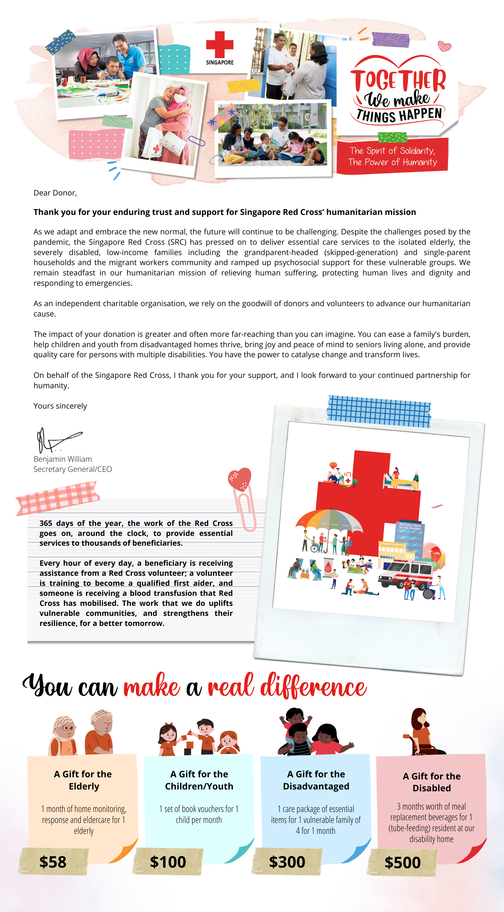 2021 Year End Appeal Poster